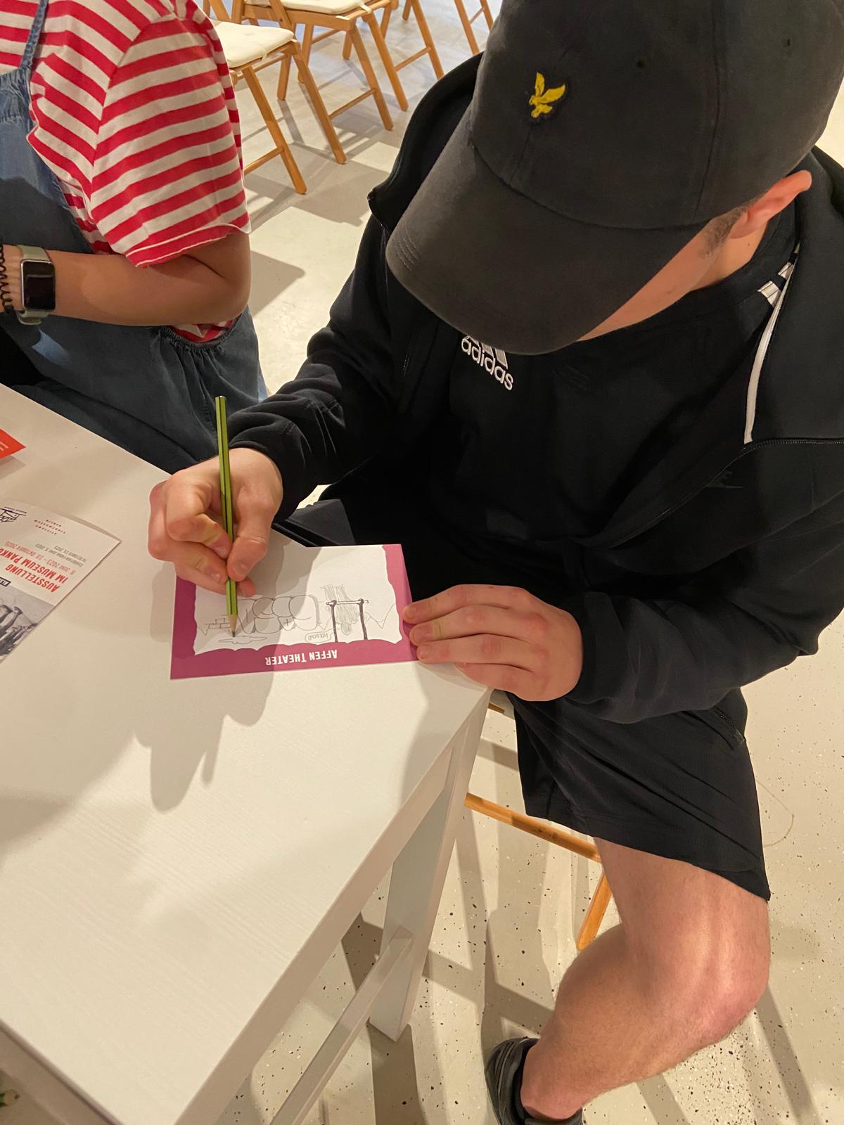 Partecipante durante il suo tirocinio